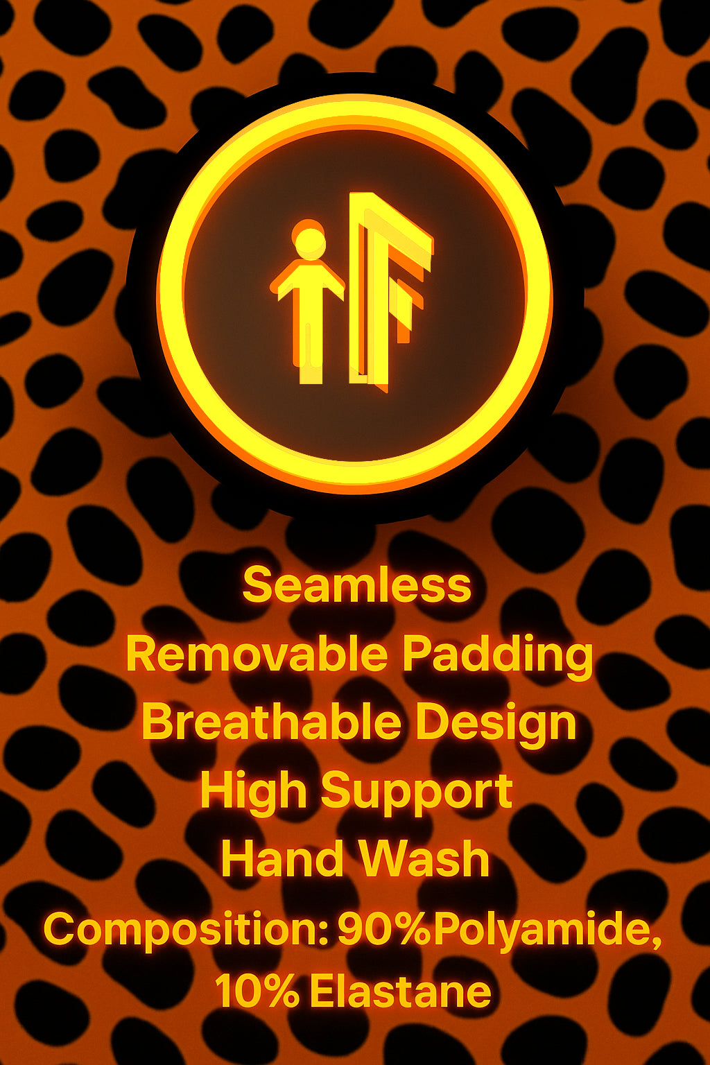 Coral Crossline Sports Bra