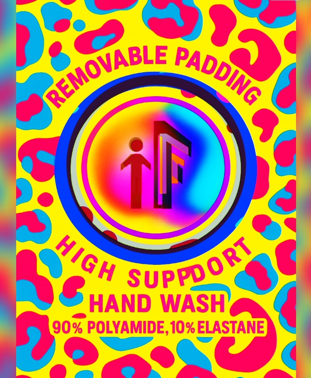 Scarlet Splatter Sport Bra