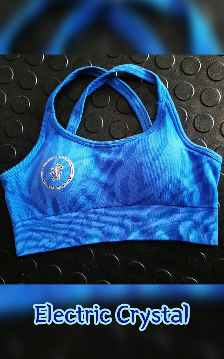 Electric Crystal Sports Bra