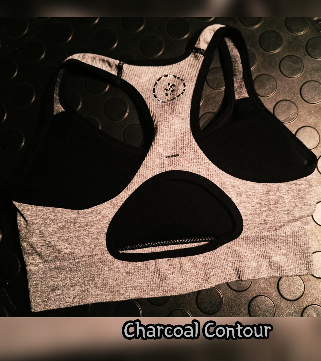 Charcoal Contour Sports Bra