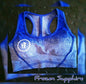 Frozen Sapphire Sports Bra