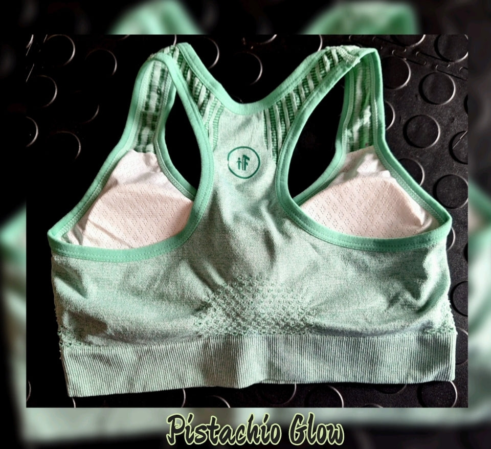 Pistachio Glow Sports Bra