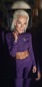 Velvet Panther Cropped Thumbhole