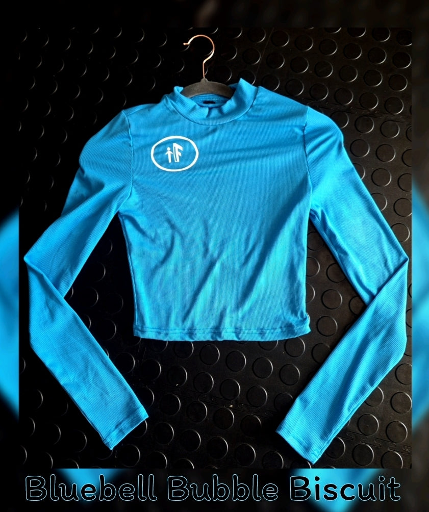 Bluebell Bubble Biscuit Cropped Sweatshirt