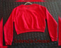 Covered in Crimson Cropped Sweatshirt