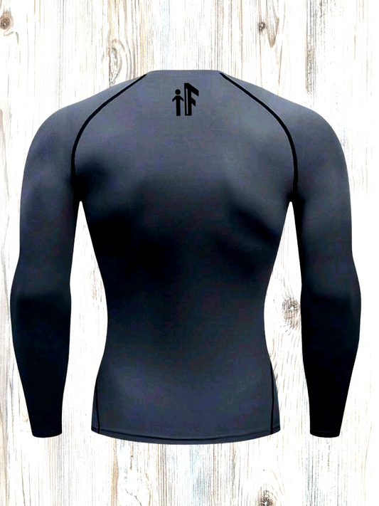 Gunmetal Shield Men's Long Sleeve