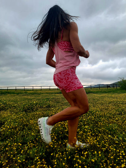 Blush Breeze Backless Tank