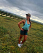 Electric Teal Short Tight