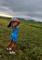 Frosty Blue Backless Tank