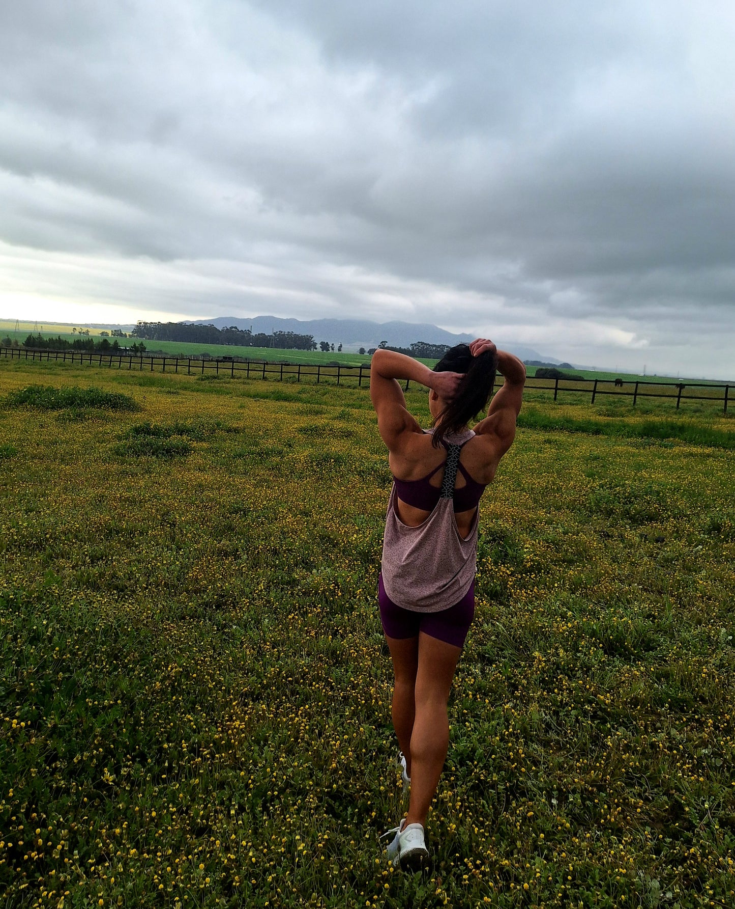 Smoky Rose Backless Tank
