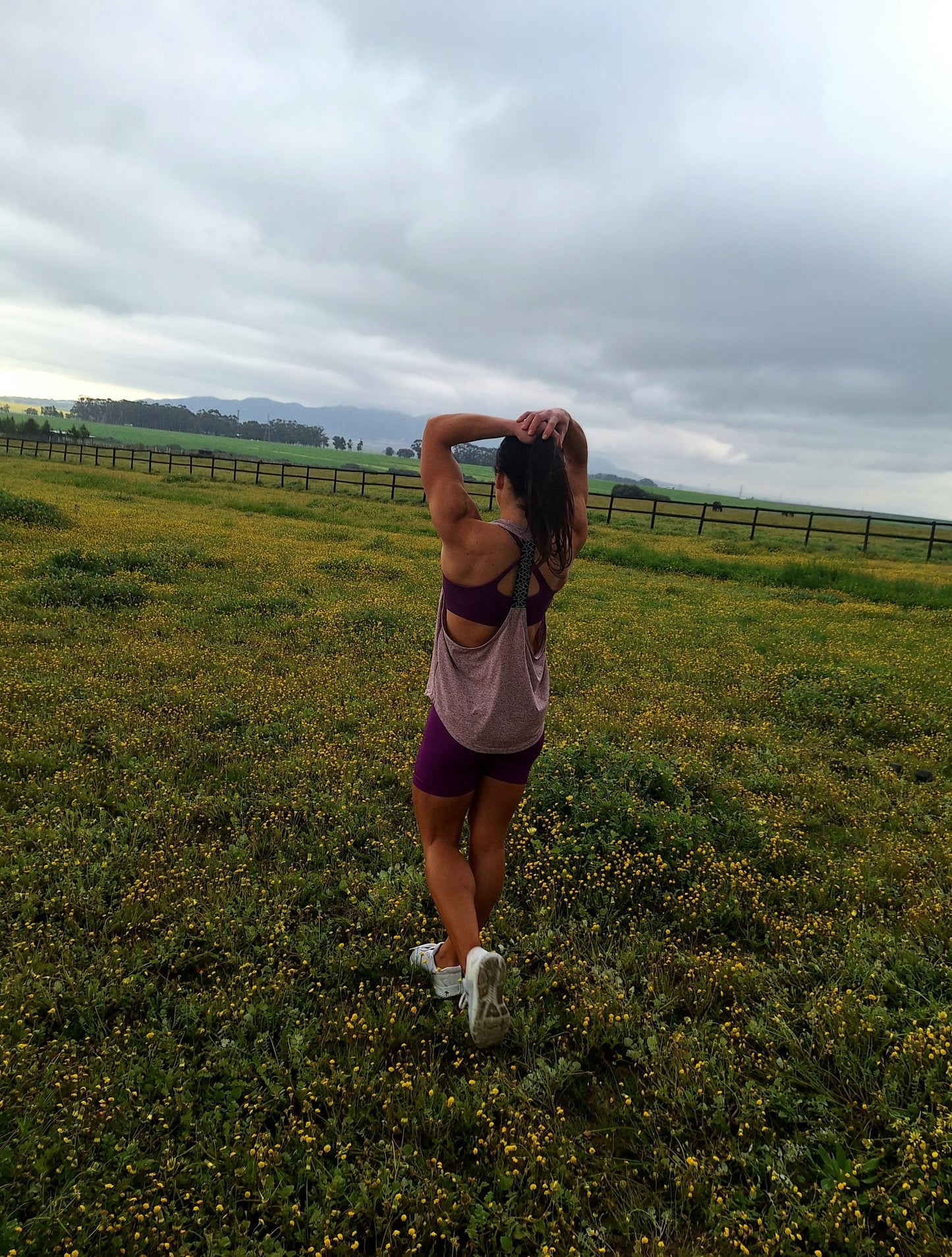 Smoky Rose Backless Tank