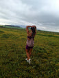Smoky Rose Backless Tank