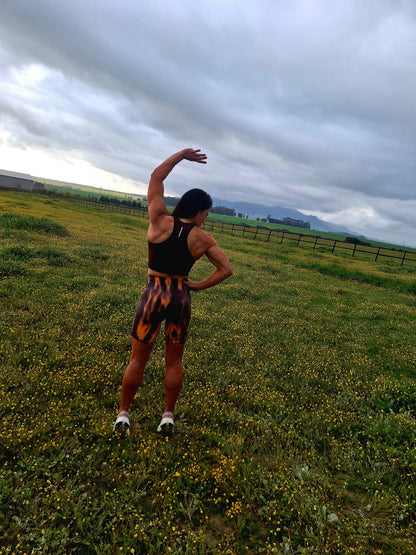 Caramel Drizzle Cropped Tank