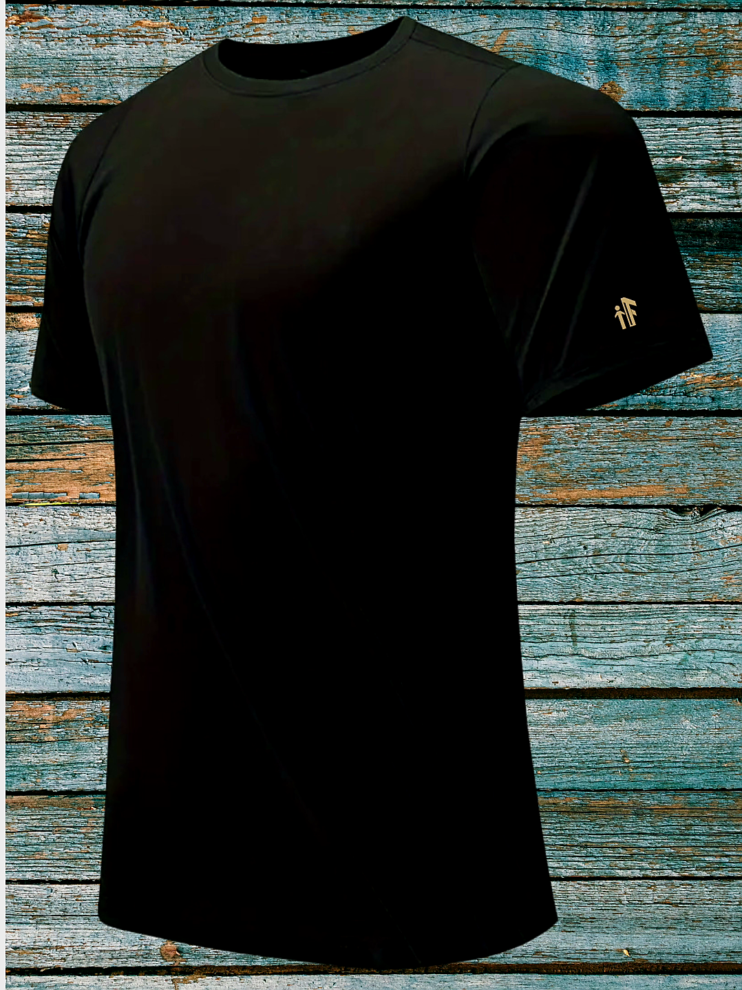 Obsidian Black Men's T-Shirt