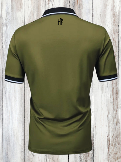 Khaki Fairway Polo
