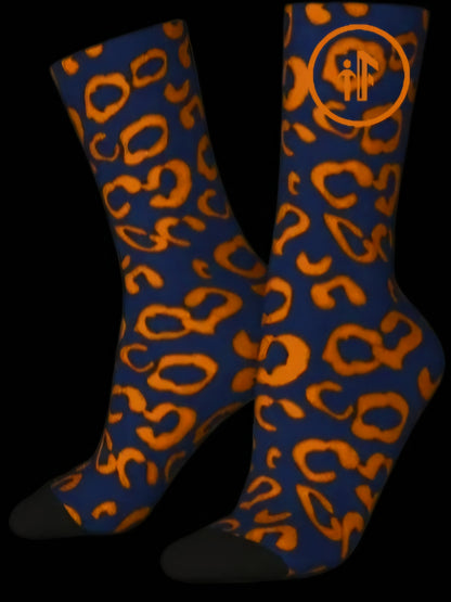 Tangerine Trails Crew Socks