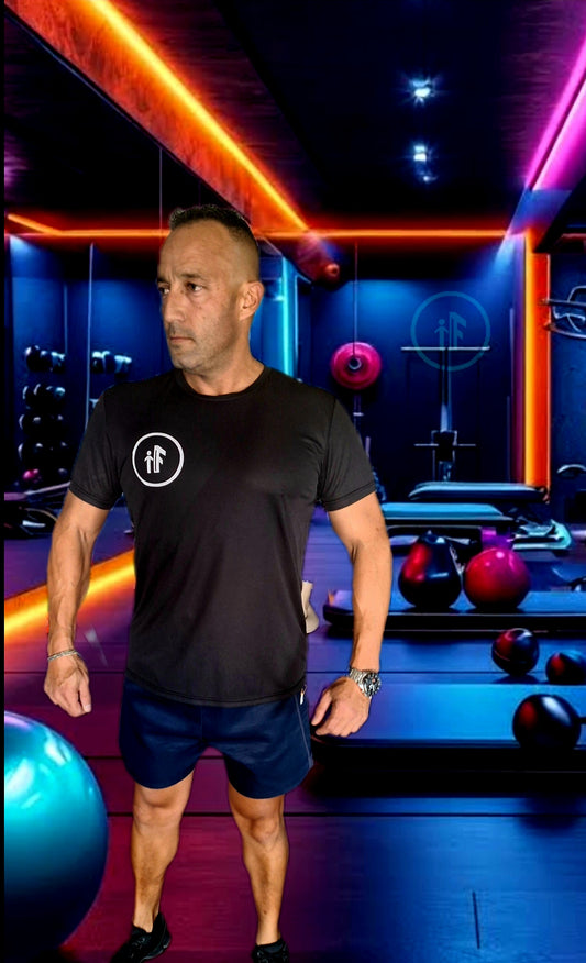 Obsidian Black Men's T-Shirt