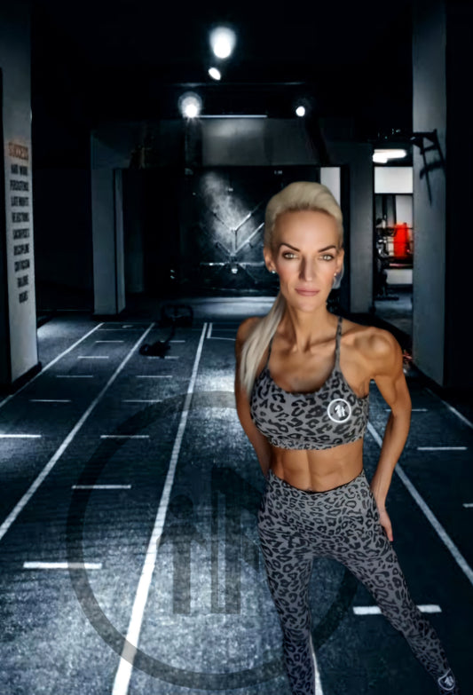 Charcoal Beast Sports Bra