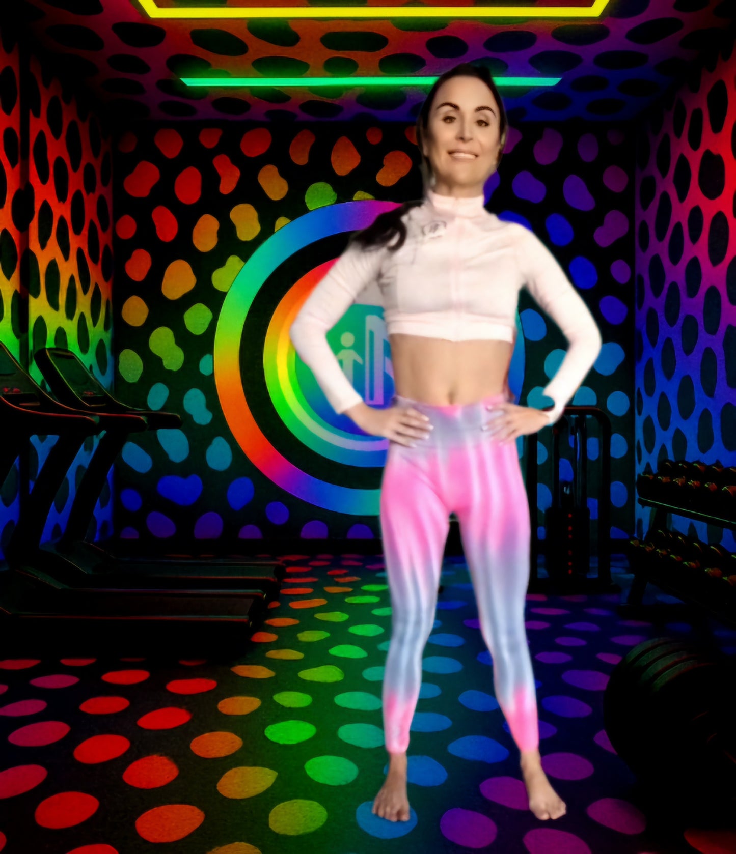 Strawberry Stardust Full Length Tight