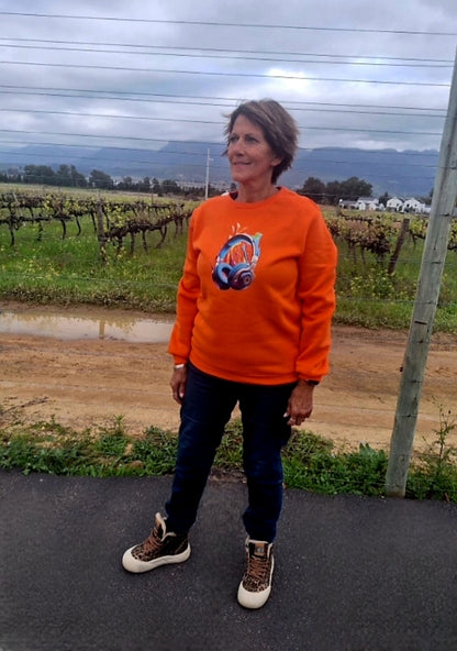 Tangerine Symphony Sweatshirt