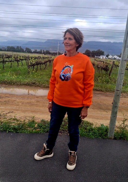 Tangerine Symphony Sweatshirt