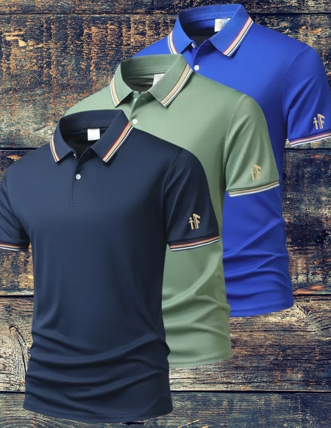 Sapphire Stroke Golf Shirt