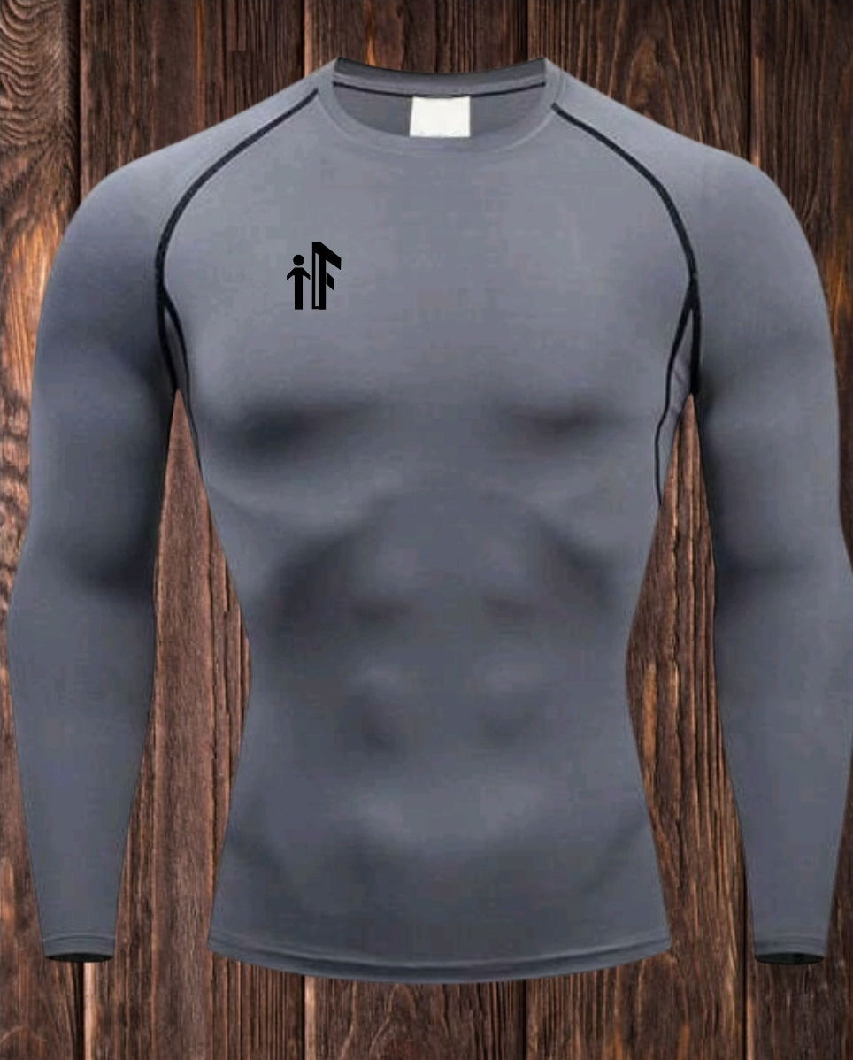 Gunmetal Shield Men's Long Sleeve