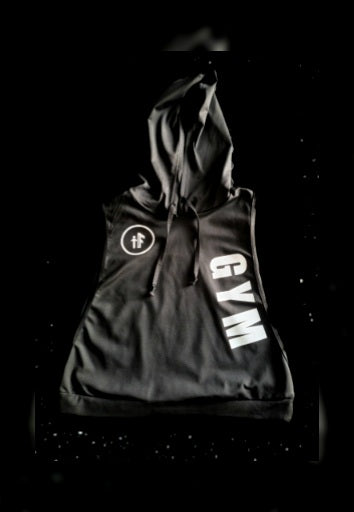 Black Hooded Tank