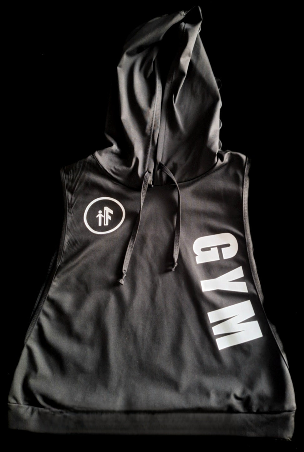 Black Hooded Tank