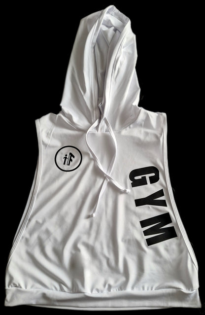 White Hooded Tank