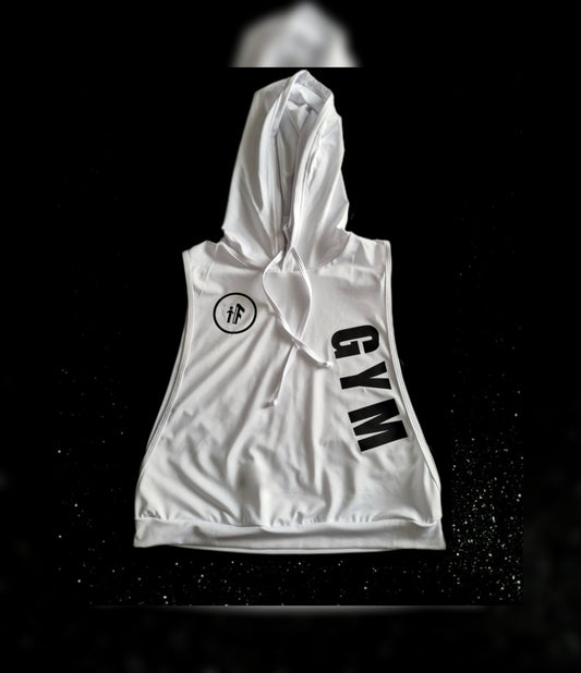 White Hooded Tank