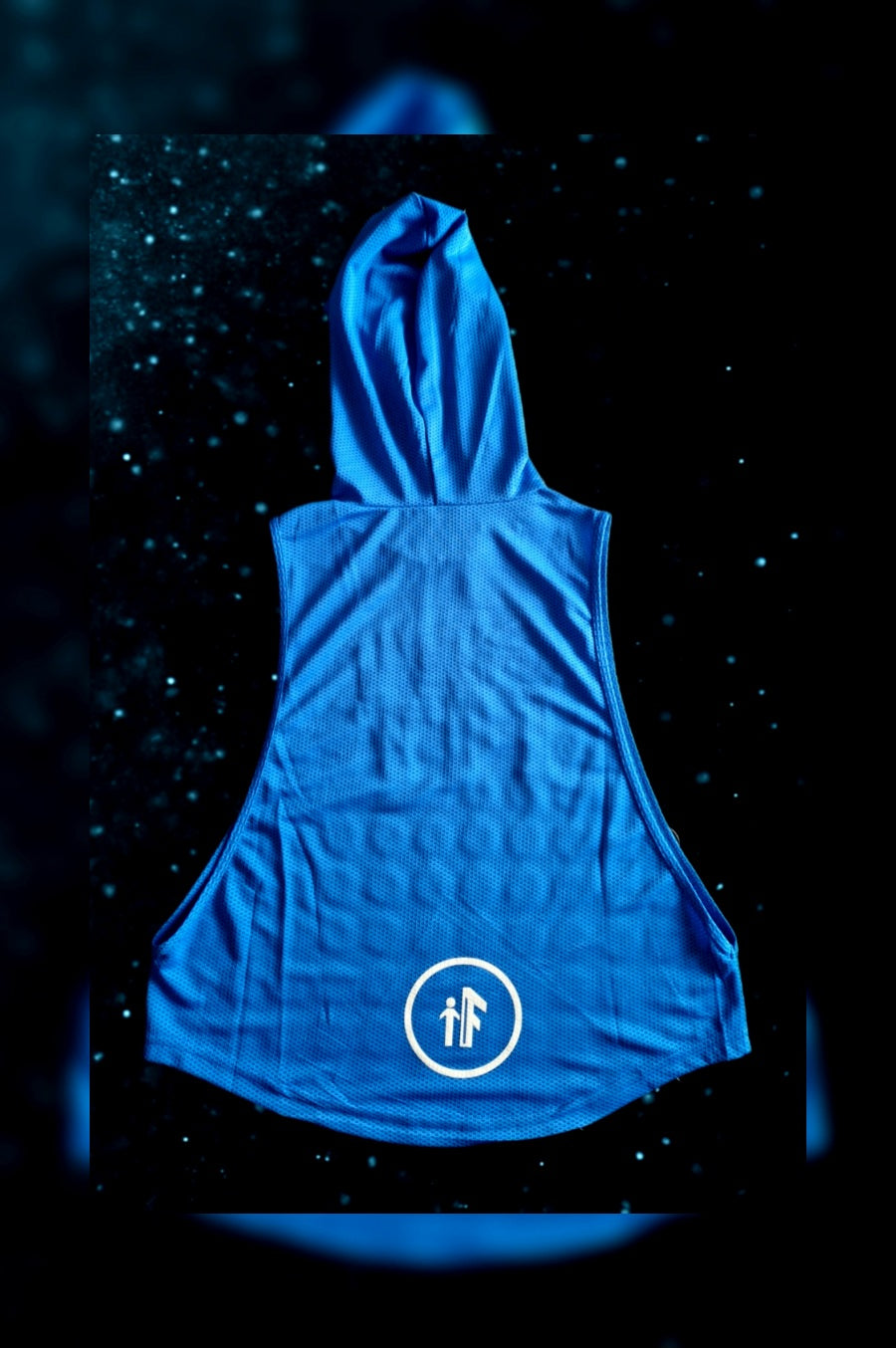 Luminous Blue Hooded Sweatshirt