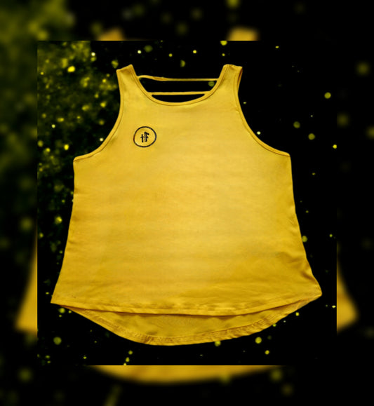 Sunlit Strength Cut-Out- Backless Tank