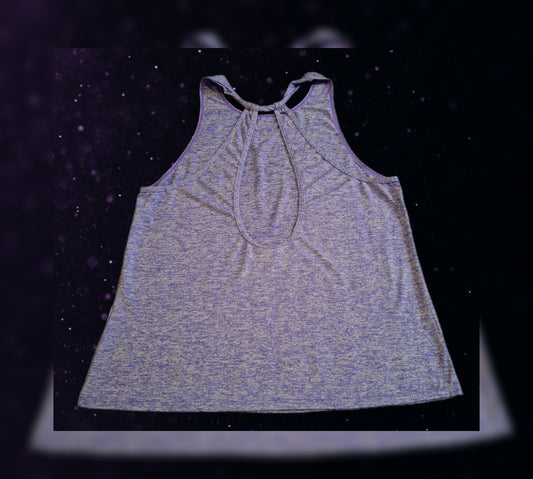 Lavender Mist Cut-Out- Backless Tank