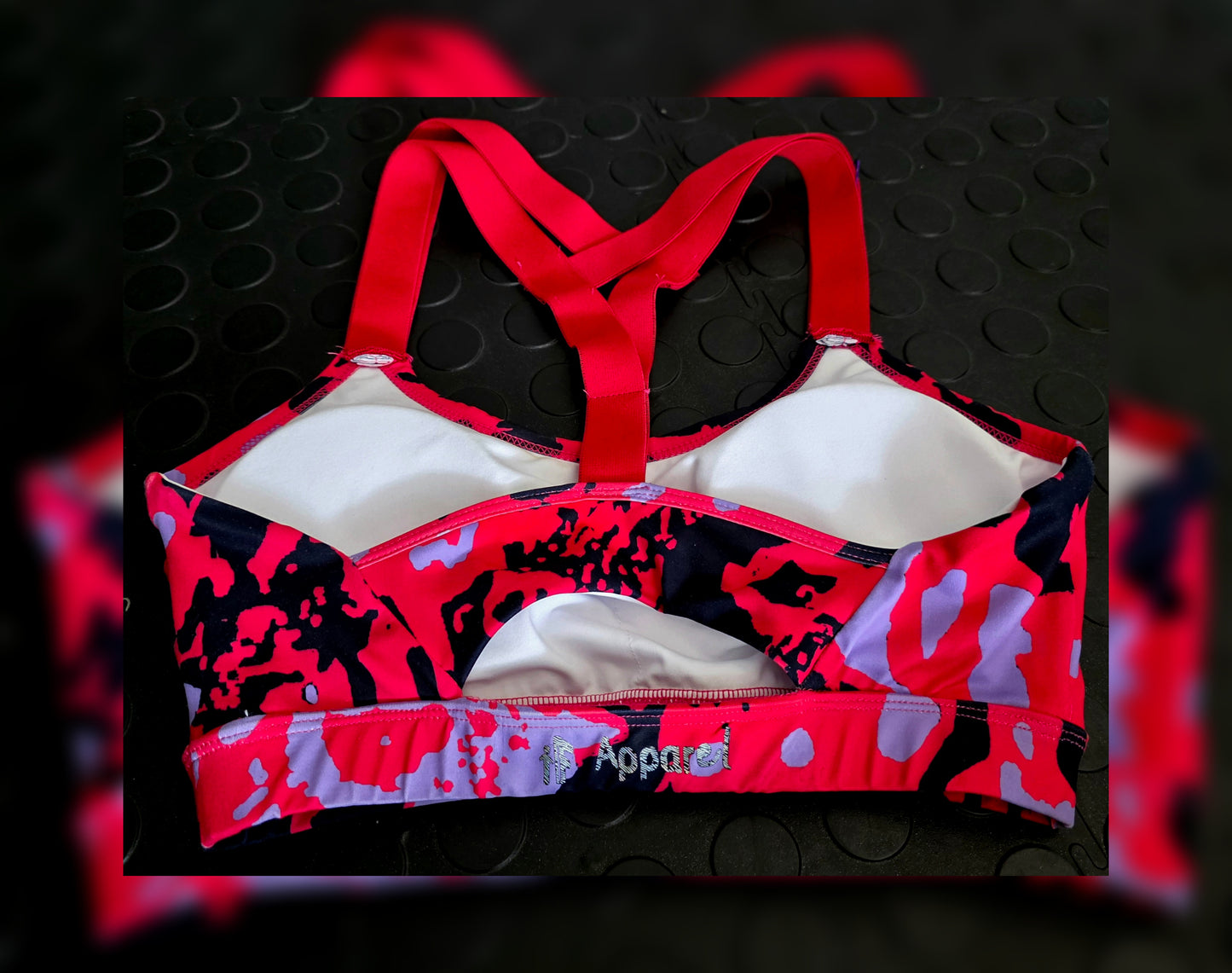 Scarlet Splatter Sport Bra