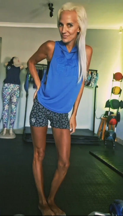 Luminous Blue Hooded Sweatshirt