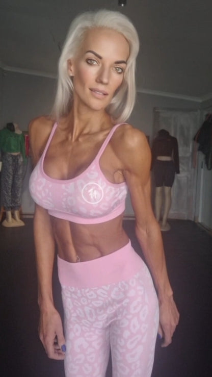 Cotton Candy Huntress Sports Bra