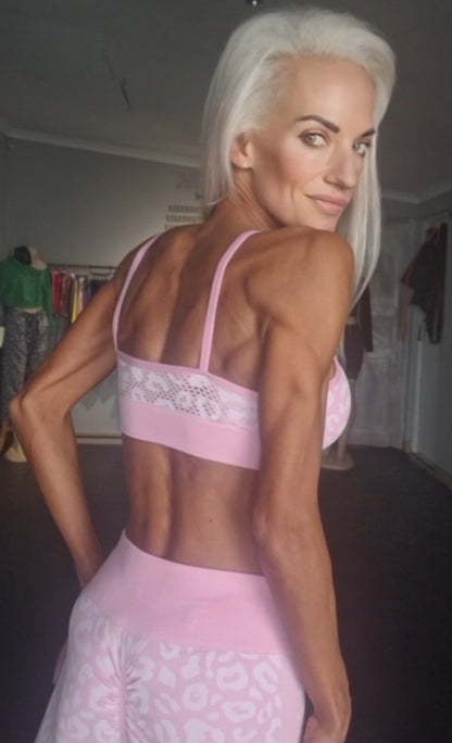Cotton Candy Huntress Sports Bra