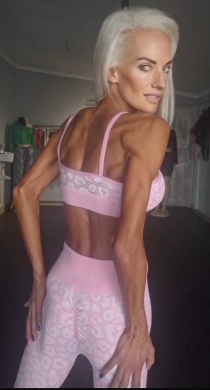 Cotton Candy Huntress Sports Bra