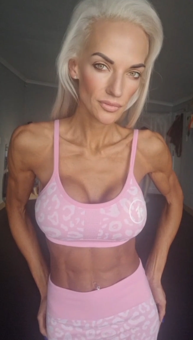Cotton Candy Huntress Sports Bra