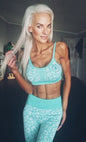 Mint Safari Sports Bra