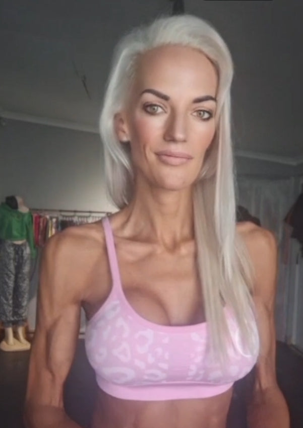Cotton Candy Huntress Sports Bra