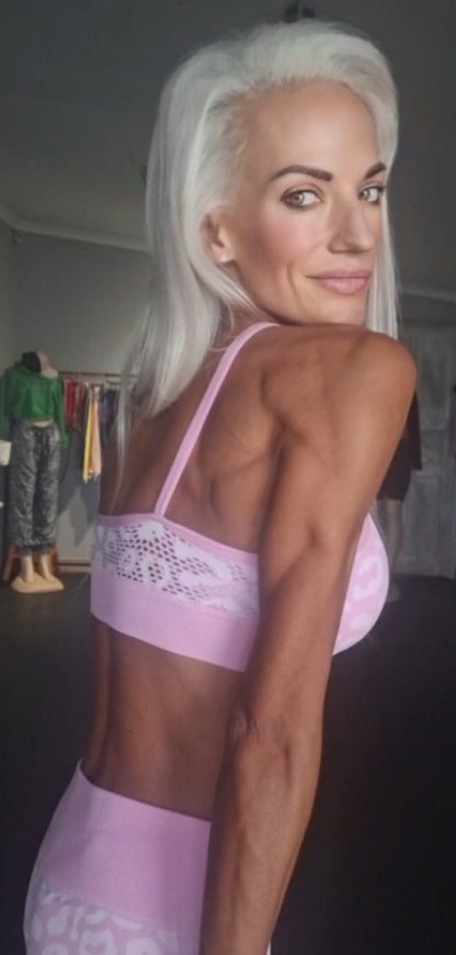 Cotton Candy Huntress Sports Bra