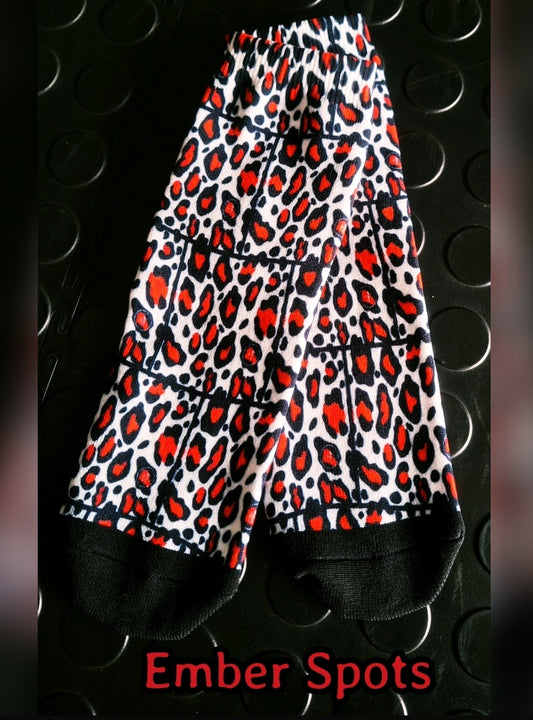 Ember Spots High Ankle Socks