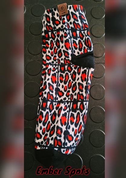 Ember Spots High Ankle Socks