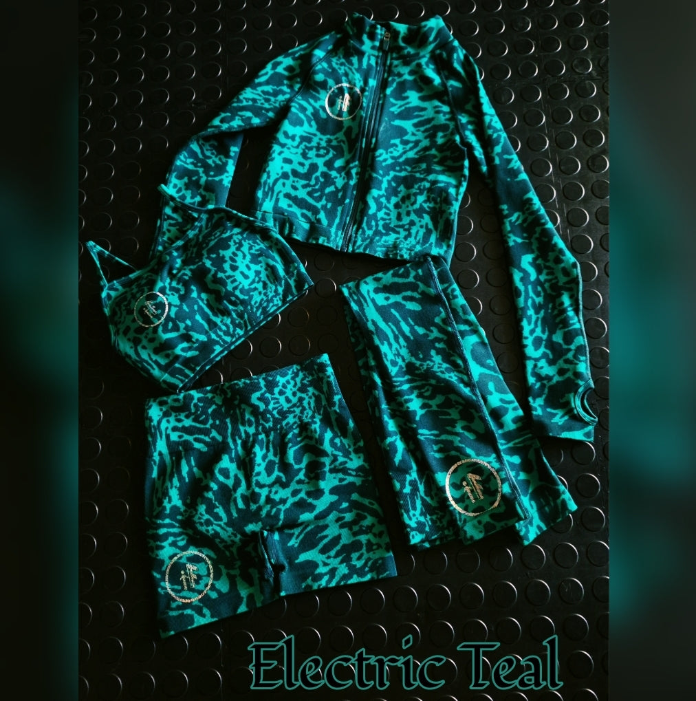 Electric Teal Sports Bra