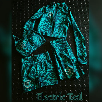 Electric Teal Short Tight