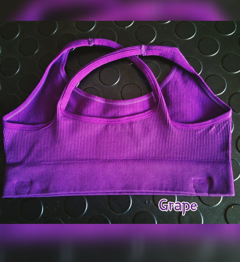 Grape Sports Bra