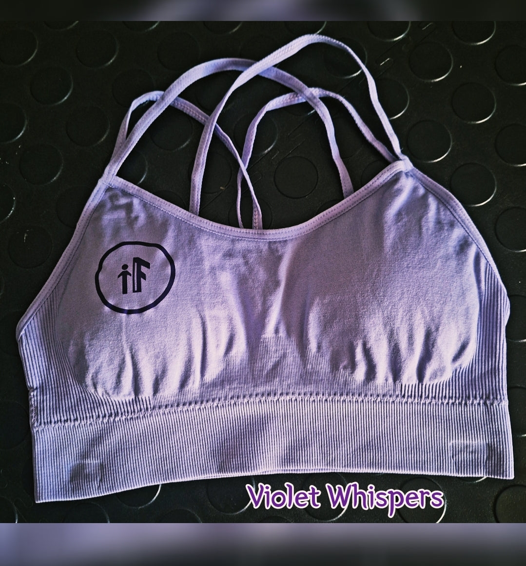 Violet Whispers Sports Bra