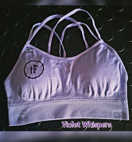 Violet Whispers Sports Bra